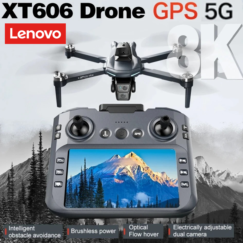 Drone Camera Night Vision - Drone Profesional Lenovo XT606 Kamera 8K