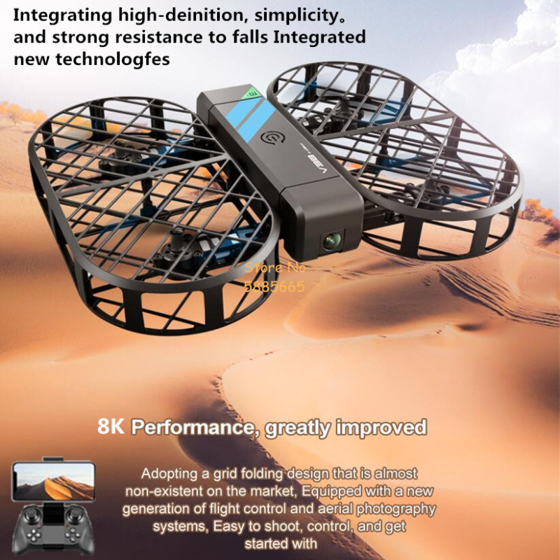 Kamera HD 8K 360 °   Perlindun - Drone Camera Hd ulasan dan harga