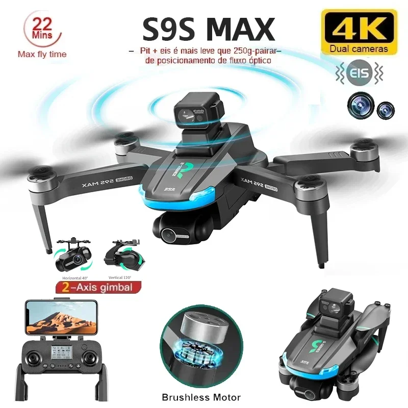 Drone MINI S9S MAX Baru 4K 2 S - Drone Camera Hd ulasan dan harga