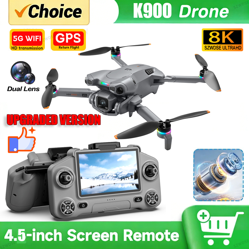 Drone GPS K900 MAX Baru dengan - Drone Camera Night Vision ulasan dan harga
