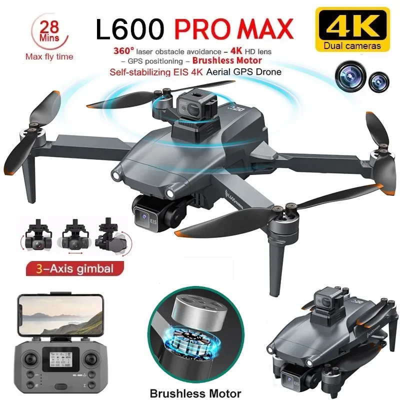 L600 PRO MAX Drone GPS profesi - Drone Camera Hd ulasan dan harga