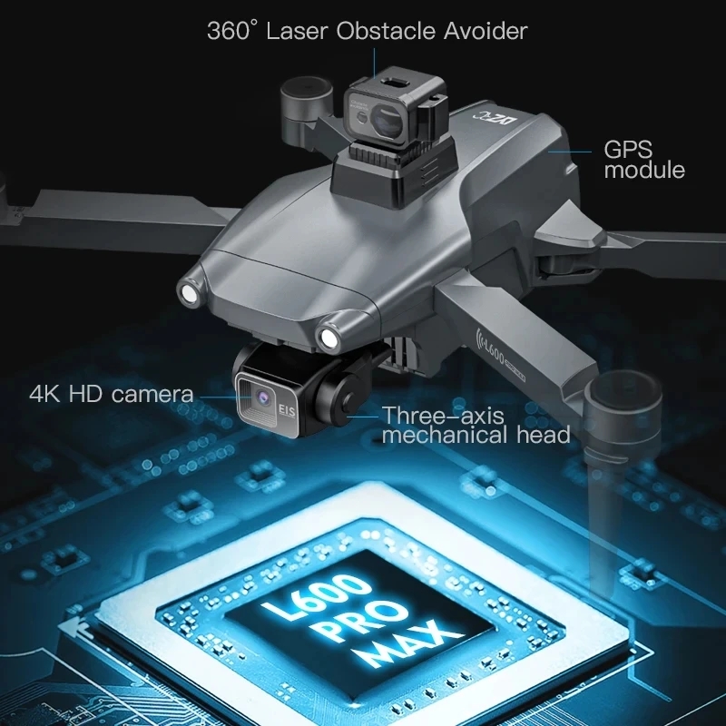 L600 PRO MAX Drone GPS profesi - Drone Camera Hd ulasan dan harga