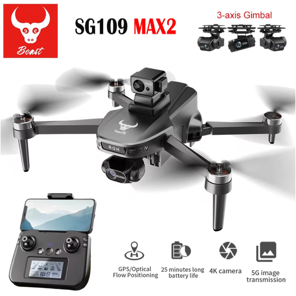 SG109 MAX2 Drone kamera FPV 8K - Drone Camera Professional ulasan dan harga