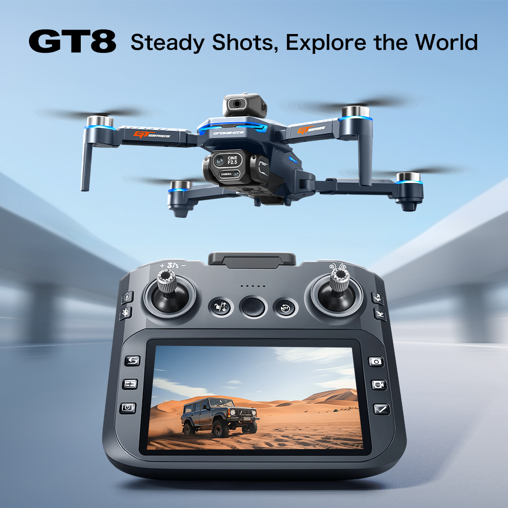 Drone Udara GT8 Penghindar Rin - Drone Camera Hd ulasan dan harga
